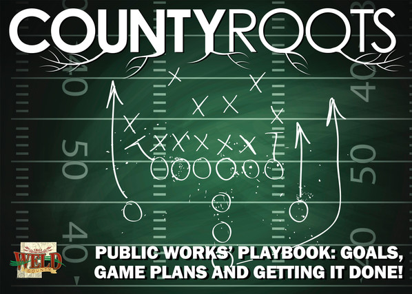 A diagram of x's and o's on a football field.