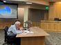 Don Warden speaking to the Board of Commissioners