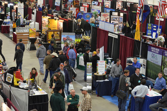 People at the Colorado Farm Show.