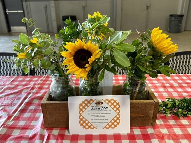 Sunflower arrangement