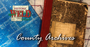 A book. Text reads: "County Archives."