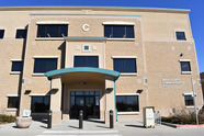 The outside of the Weld County Department of Human Services.