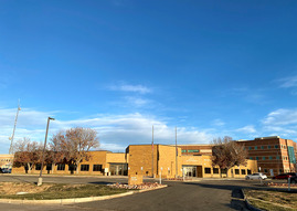 The outside of the Weld County Regional Communications Center, which houses Weld County's Public Safety personnel.