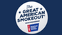The Great American Smokeout logo. Text reads: "The Great American Smokeout" with the American Cancer Society logo below.