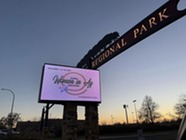 A sign advertising the Women in Ag Conference.