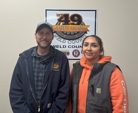 Wayland Daniel and Breanne Molinar smiling.