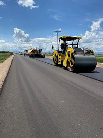 Paving on Two Rivers Parkway.