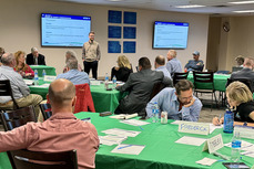 Attendees at a recent county-hosted meeting on growth.