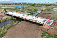 An aerial view of Bridge 54/13A northeast of Johnstown from May 13. 