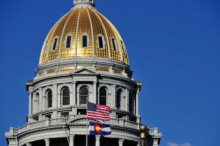 The Colorado State Capitol.