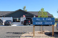 The outside of the Hill N' Park senior center.