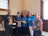 Scott and Amanda Nix, Tracee Rudd, and a Culvers employee.