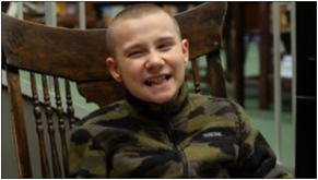 James with Weld's Waiting Kids