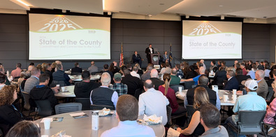 The crowd at the State of the County.