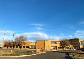 The outside of the Weld County Regional Communications Center.