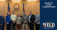 Public Health and Environment staff with commissioners