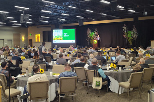 The audience at the Energy and Environment Symposium.