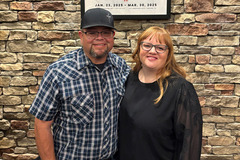 Kim and Peter Serna, a recent therapeutic foster family