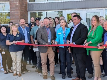 Ribbon cutting event for South County Clinic 