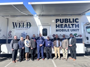 board of commissioners with fleet services and public health staff