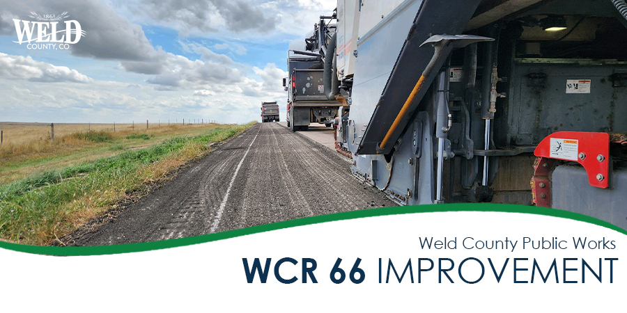 Milling equipment on county road 74.