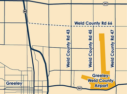 A map of the project site. 