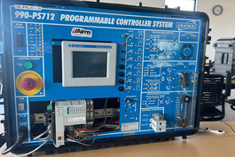 A programmable controller system in Aims' lab. 