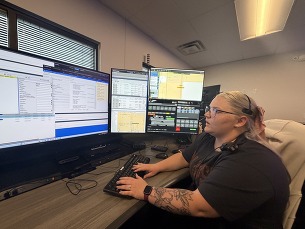 dispatcher working