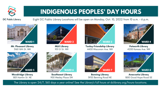Indigenous People's Day Hours