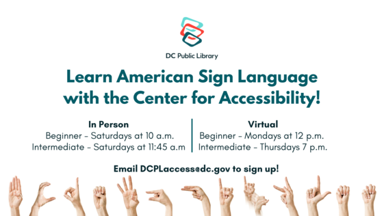 Winter and Spring ASL Classes