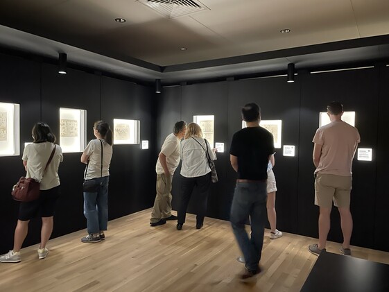 Guests enjoying imagining the future