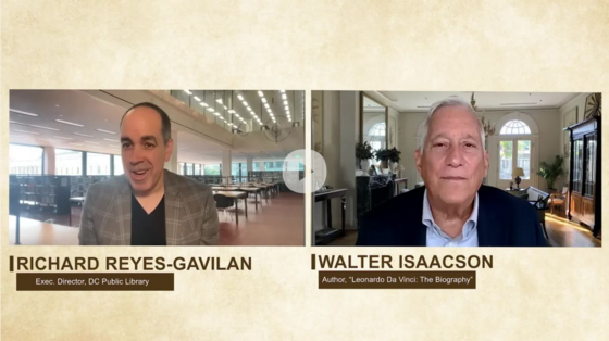 Two men sit on a zoom call with eachother