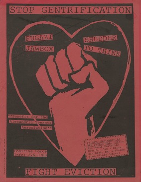 Stop Gentrification poster from Positive Force Collection 