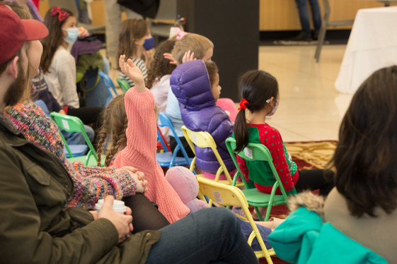 Audience of children