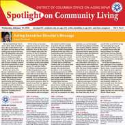 Image of Spotlight on Community Living Newsletter