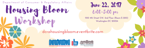 June Housing Bloom Workshop Graphic