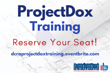 Graphic ProjectDox Training - Reserve Your Seat!