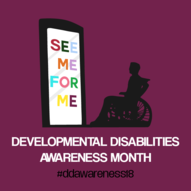 Developmental Disabilities Awareness Month logo