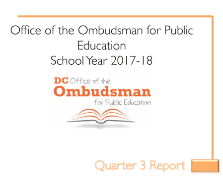 Ombudsman Quarter 3 Report 2018