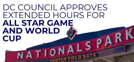 DC Council Approves Extended Hours for ASG and World Cup