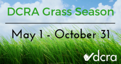 DCRA Grass Season Graphic