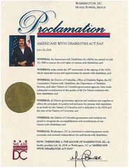 ADA Day 2018 Proclamation