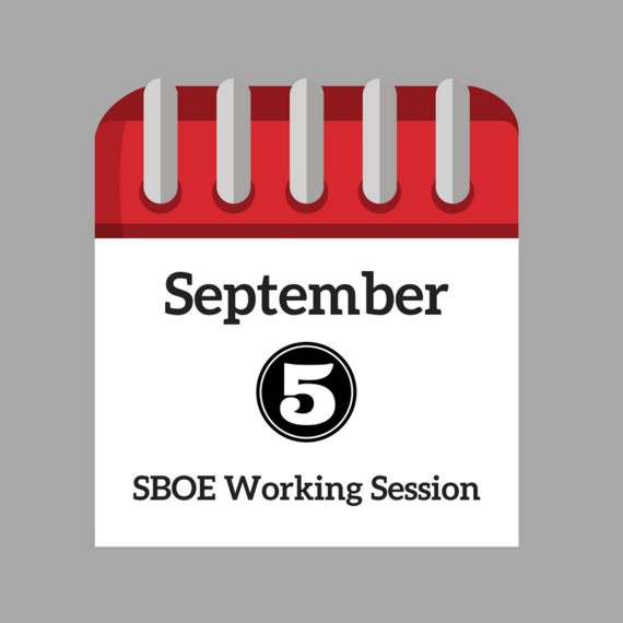 September Working Session 2018