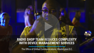 radio shop team reduces complexity with device management services video