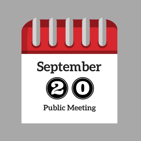 September 20 Public Meeting