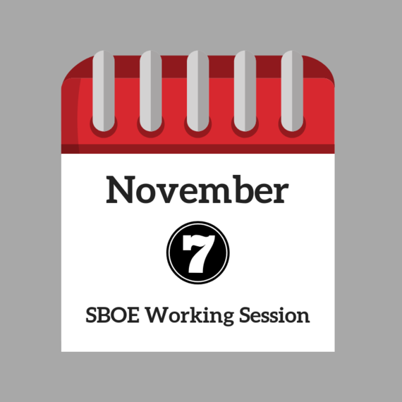 November 7 Working Session
