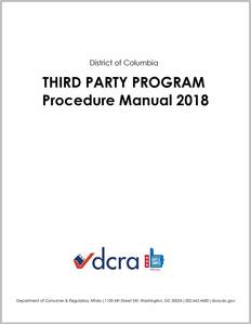 Third Party Manual Cover Page