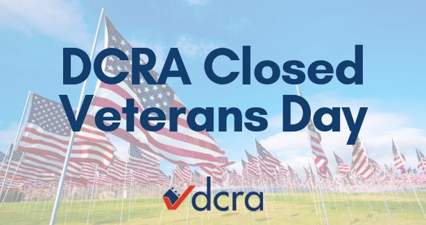 DCRA Closed Veterans Day Web Graphic