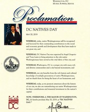 DC Natives Day Proclaimation