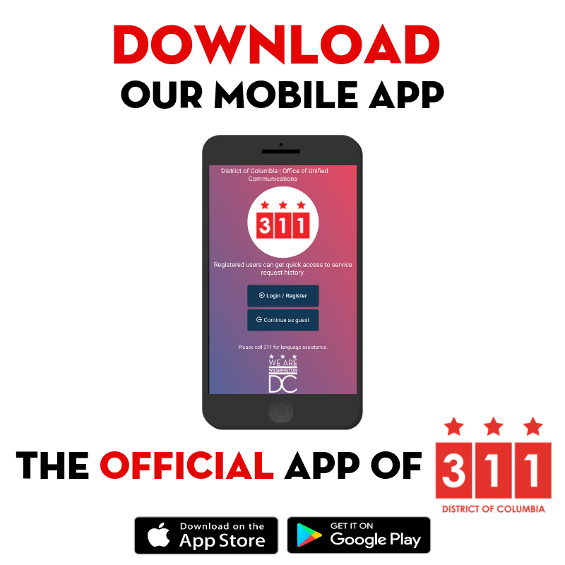 OUC download the 311 app